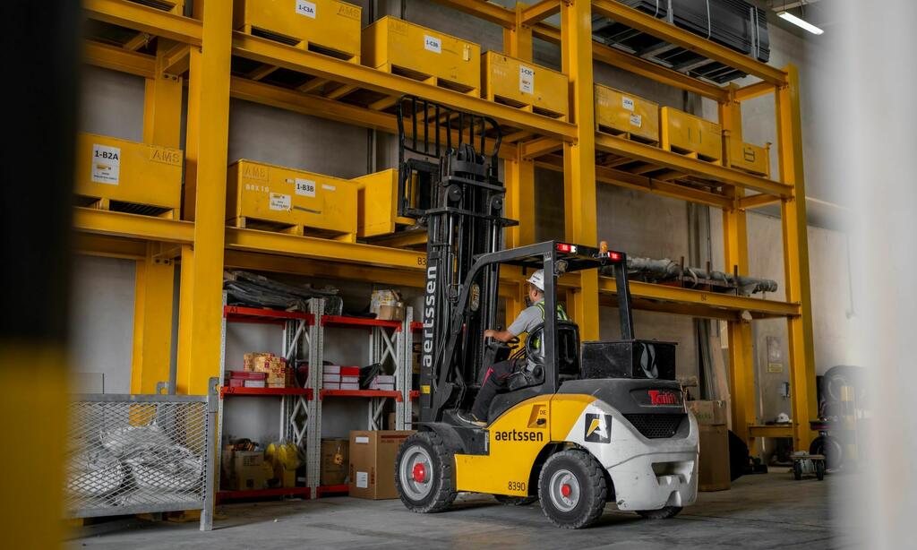 Forklift operator