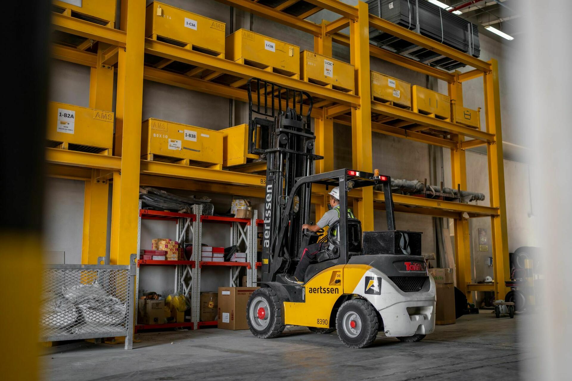 Forklift operator